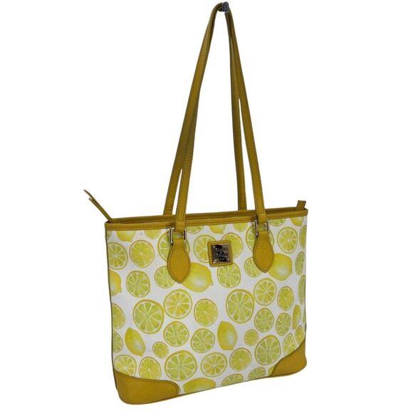 Dooney & Bourke Limone Lemons Richmond Shopper Tote Bag - Picture 11 of 12